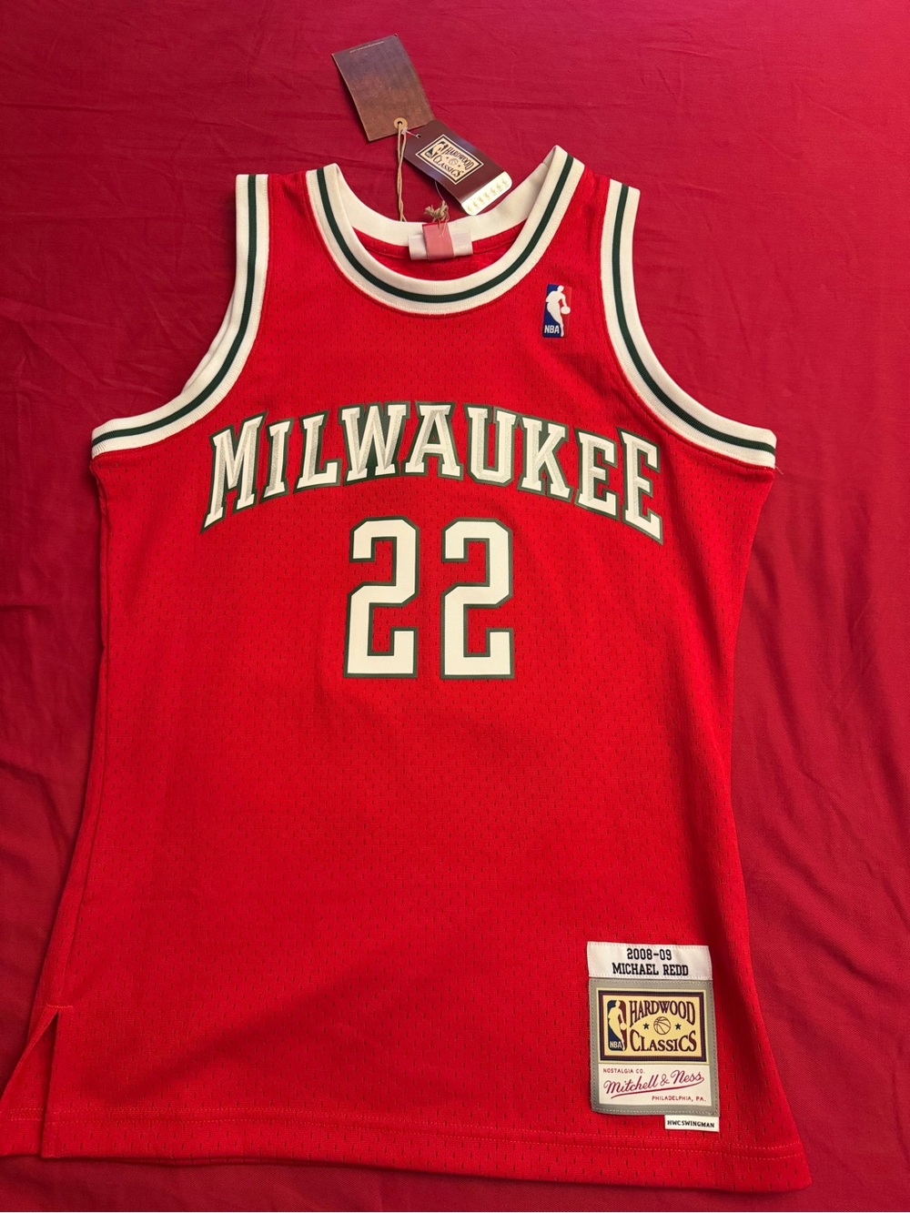 Mitchell & Ness Milwaukee Bucks Michael Redd #22 Hardwood Classics Jersey Sz S